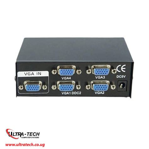 distribution box for dual monitors|vga box duplicator.